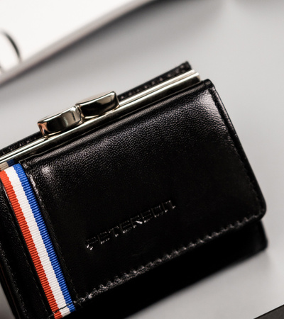 Kleine Damen Geldbörse aus Leder mit RFID-Schutz – Peterson