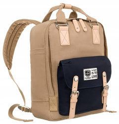 Städtischer, geräumiger Rucksack aus Polyester – Peterson