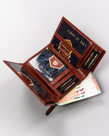 Elegante Damen Geldbörse aus Echtleder – Peterson