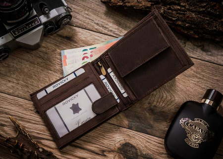 Große Herren Geldbörse aus Leder – Always Wild