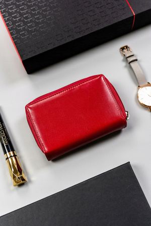 Klassischer Damen Geldbörse mit Druckknopf und Reißverschluss – Peterson