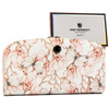 Große Damen Geldbörse aus Öko-Leder mit Blumenmuster – Peterson