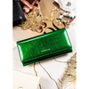 Klassische Damen Geldbörse aus grünem Lackleder als Geschenk – Peterson