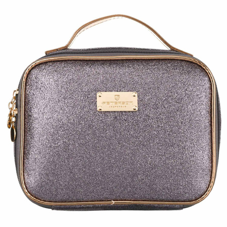 Elegante Glitzer-Kosmetiktasche mit Organizer – Peterson