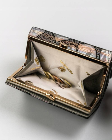 Damen Geldbörse aus Leder mit Schmetterlingsmotiv – Peterson