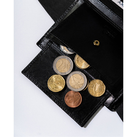 Herren Geldbörse aus Leder für Dokumente mit RFID – Rovicky