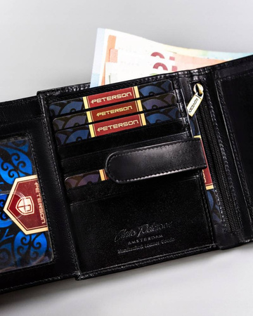 Große Herren Geldbörse aus Leder – Peterson