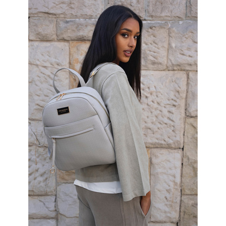 Städtischer, geräumiger Damen Rucksack aus Öko-Leder – Peterson