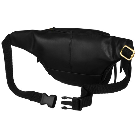 Herren Bauchtasche aus Leder mit Fächern – Peterson