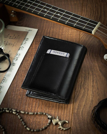 Große Herren Geldbörse aus Leder mit RFID-Schutz – 4U Cavaldi