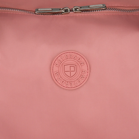 Rosa Trainings-Tasche aus Polyester, ein Kammer und mit Reißverschluss - Peterson