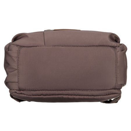 Damen-Rucksack aus Nylon in Beige mit verstellbaren Schultergurten – Peterson