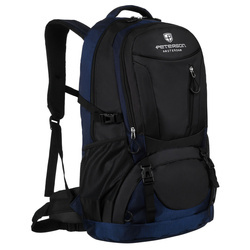 Wanderrucksack aus Polyester in Marineblau-Schwarz – Peterson