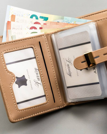 Damen Geldbörse aus Öko-Leder mit Kartenfächereinsatz – 4U Cavaldi