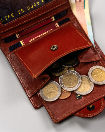 Damen Geldbörse aus Leder mit RFID-Schutz – Peterson