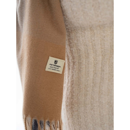 Klassischer Damen Schal mit Fransen in Beige – Peterson