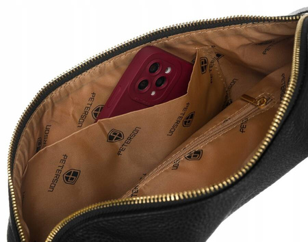 Große Damen Bauchtasche aus Öko-Leder – Peterson