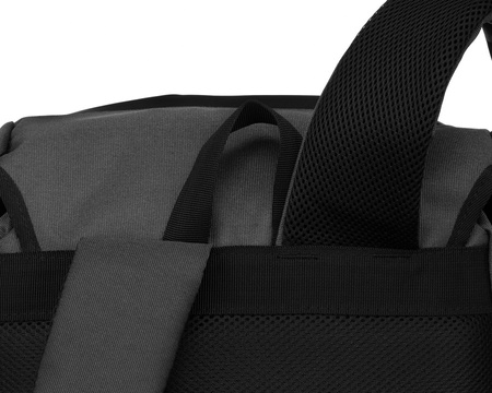 Zweifach unterteilter Laptop-Rucksack 15” in Grau – Peterson