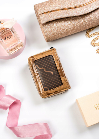 Kleine Damen Geldbörse aus Leder und Öko-Leder – 4U Cavaldi