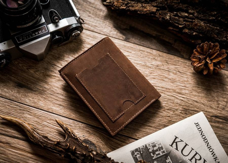 Herren Geldbörse aus Leder hochformat mit RFID-Schutz – Peterson