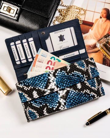 Große Damen Geldbörse aus echtem und Öko-Leder – 4U Cavaldi