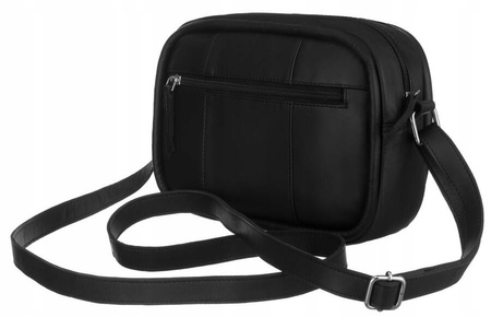 Klassische Damen Umhängetasche aus Echtleder – Peterson