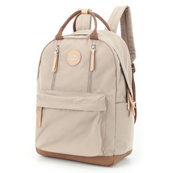 Modischer Beiger Rucksack mit Laptopfächern – Himawari