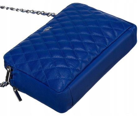 Gestepptes Damen Umhängetasche aus Echtleder – Rovicky