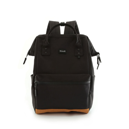 Schwarzer Damen Rucksack für die Stadt mit USB-Anschluss – Himawari