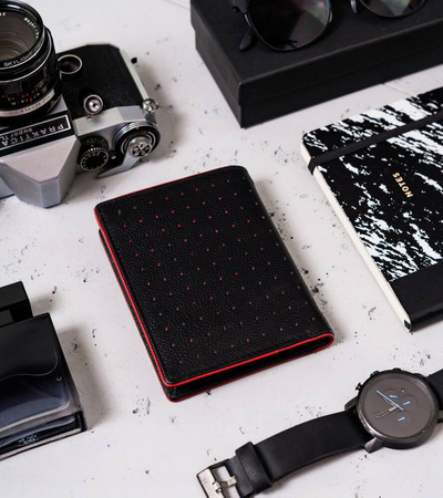 Herren Geldbörse aus Echtleder mit Kontrastnähten – Peterson