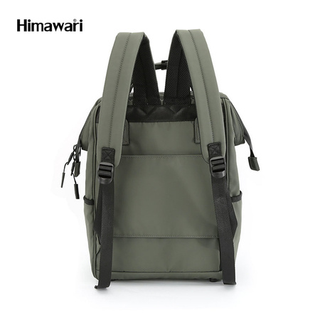 Wasserdichter Nylon-Rucksack in Grün mit stabilisierenden Standfüßen – Himawari