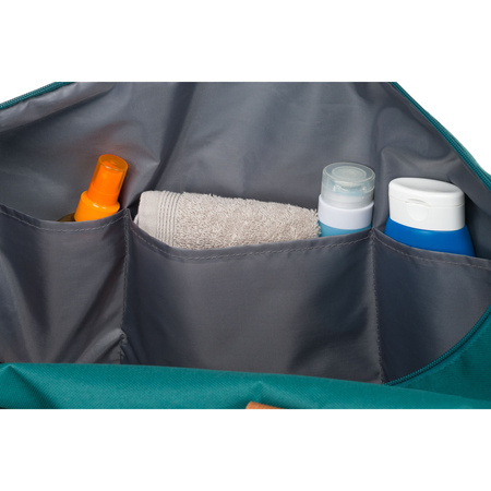 Türkise Wochenendtasche aus Polyester mit Reißverschluss – Peterson