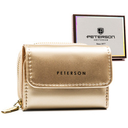 Elegante Damen Geldbörse aus lackiertem Öko-Leder – Peterson