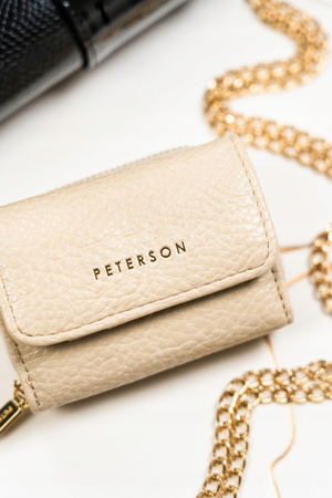 Kleine, elegante Damen Geldbörse aus Öko-Leder – Peterson