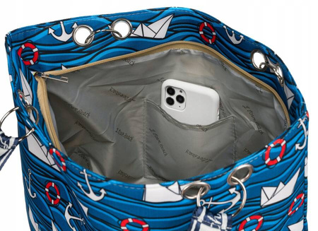 Sommerliche Strand Shopper aus Polyester –