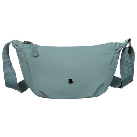 Blaue Damen Handtasche aus Polyester mit Reißverschlussfach – Peterson