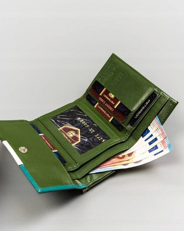 Geschenkset: Damen Geldbörse aus Leder und Parfüm Lizard – Peterson