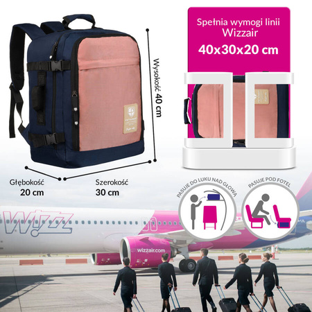 Geräumiger Reise-Rucksack mit USB-Anschluss – Peterson