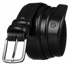 Herren Ledergürtel Breit mit Klassischer Schnalle – Peterson