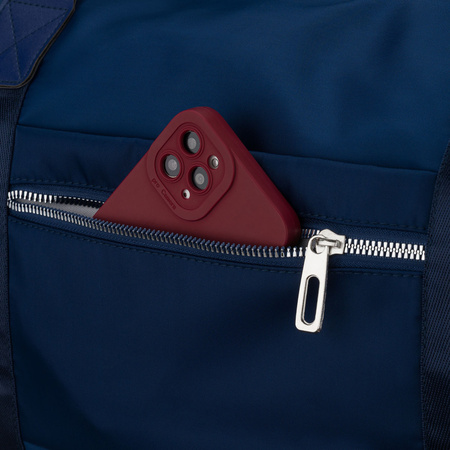 Sportliche Trainingstasche aus Polyester in Navyblau, mit einem Fach – Peterson