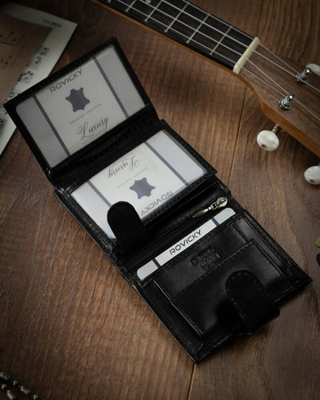 Herren Geldbörse aus Leder mittelgroß mit RFID – 4U Cavaldi