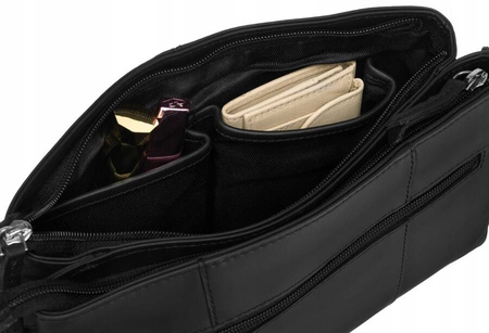 Kleine Damen Umhängetasche aus Echtleder – Rovicky