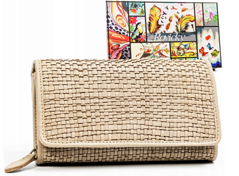 Große Damen Geldbörse aus Echtleder – Rovicky