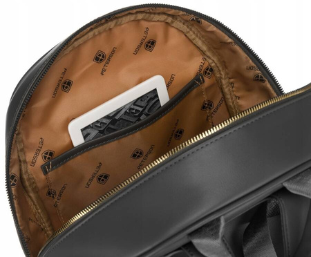 Geräumiger Damen Rucksack aus Öko-Leder – Peterson