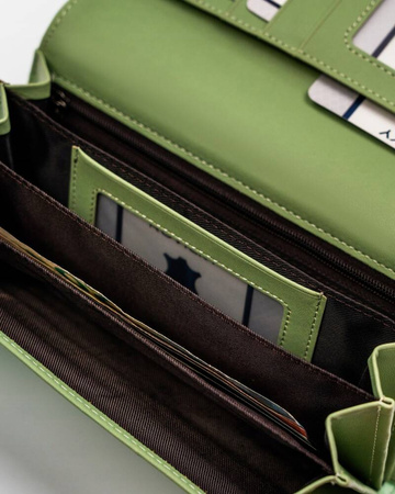 Klassische Damen Geldbörse aus Öko-Leder – 4U Cavaldi