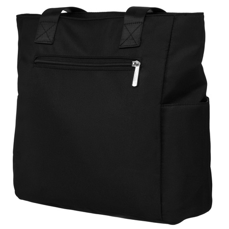 Große Damen-Tasche in Schwarz mit bequemen Griffen - Peterson