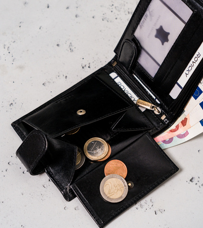 Herren Geldbörse mit Zierstreifen – Rovicky