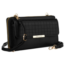 Elegante Mini Damen Handtasche-Geldbörse mit langem, abnehmbarem Riemen – 4U Cavaldi