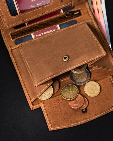 Herren Geldbörse aus Leder mit RFID-Schutz – Peterson