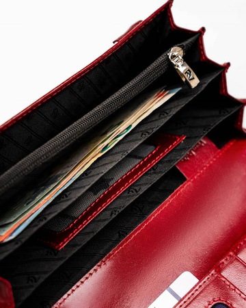 Große, komfortable Damen Geldbörse aus Leder – Rovicky